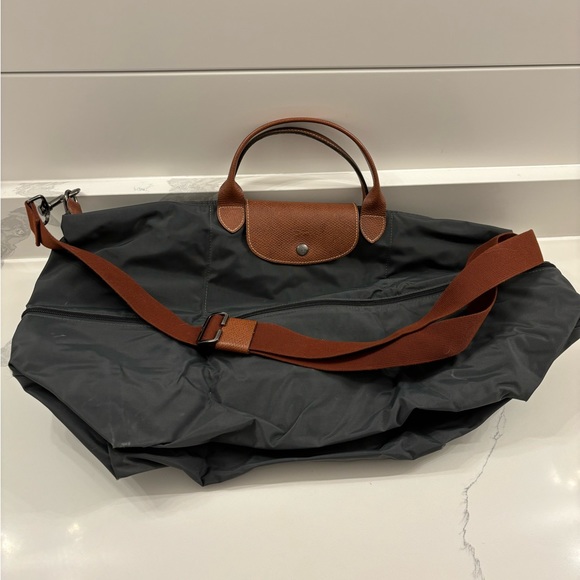 Longchamp Bags Longchamp Expandable Crossbody Duffel Bag Poshmark